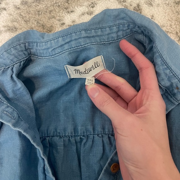 Madewell indigo central dress - Picture 4 of 6